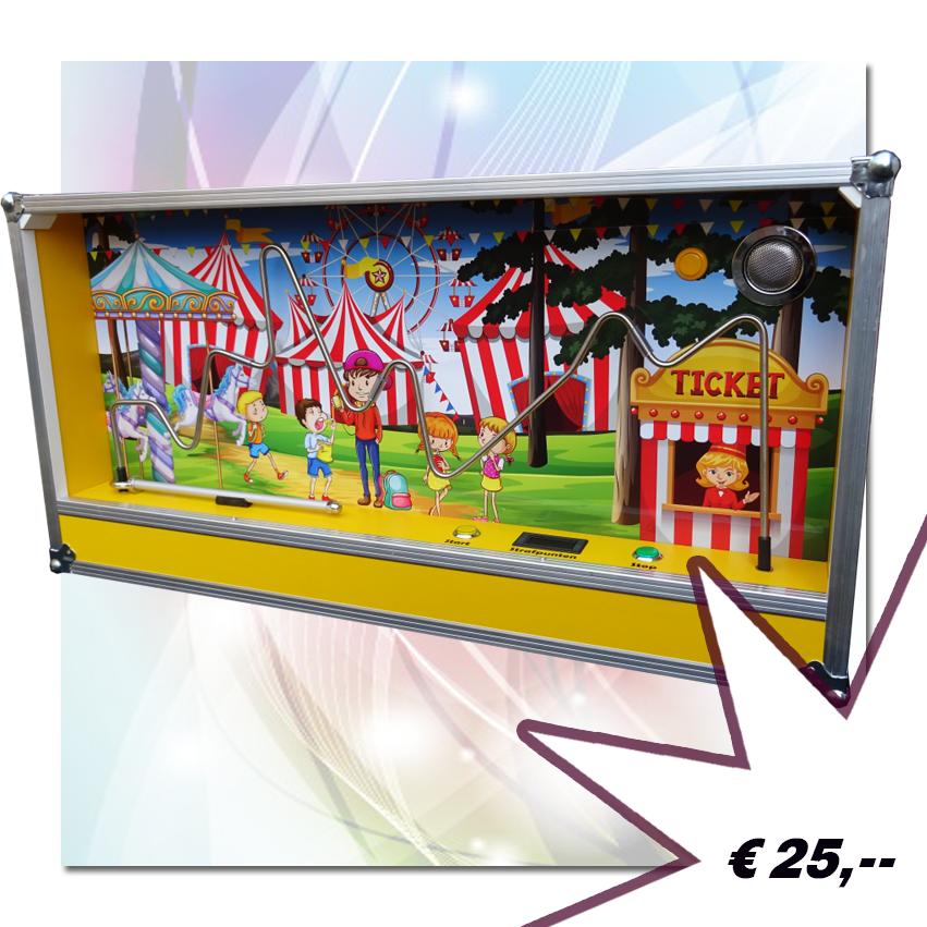 Spellenverhuur Mr. Diamond Bibberspiraal "Circus/Kermis"